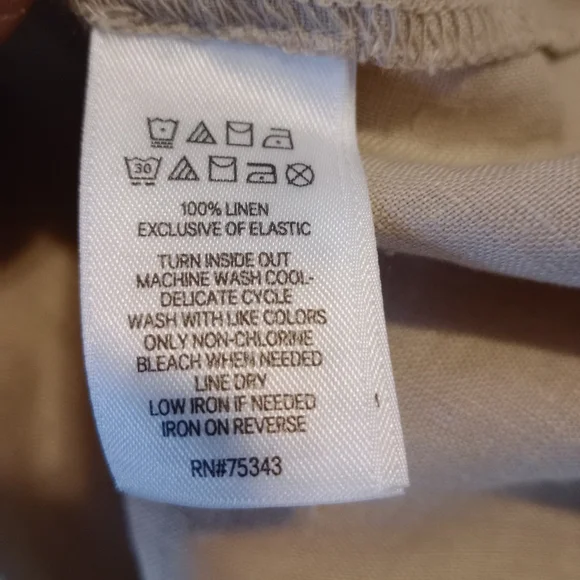 RACHEL ZOE Oxford Tan Linen Strappy Side Slit Midi Dress - Picture 8 of 12